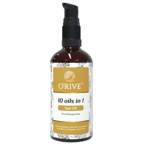 Orive Organics 10 oils in 1 Avocada and Walnut  Hair Nourisher 100ml