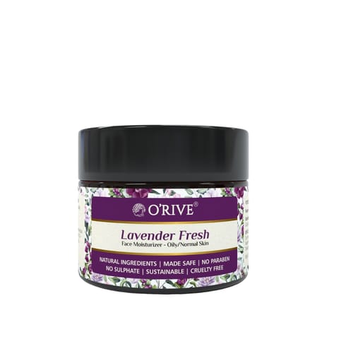 Orive Organics Lavender Fresh Aloevera and Lavender Facial Moisturizer 50ml
