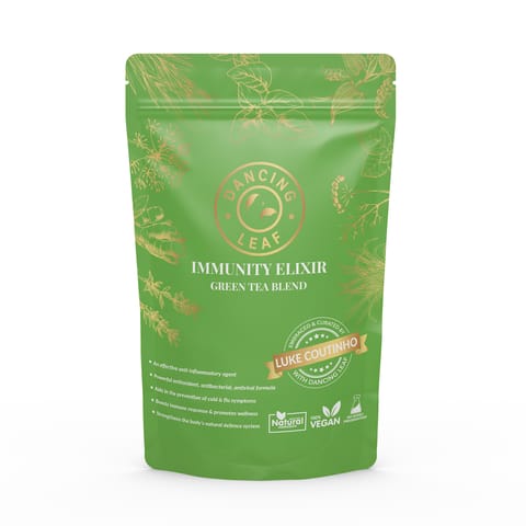 Dancing Leaf All Day Immunity Elixir Green Tea Blend (125 gms, Makes 60 - 65 cups)