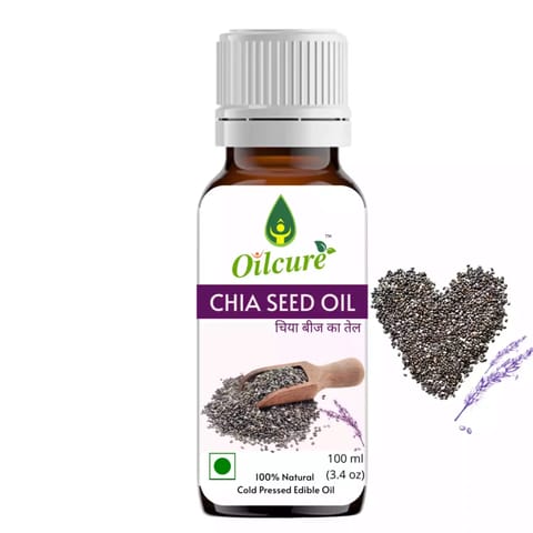 Oilcure Chia Seed Oil Cold Pressed- (100 ml)