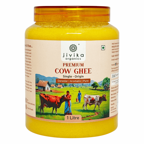 Jivika Naturals Single Origin Premium Cow Ghee (1000 ml)