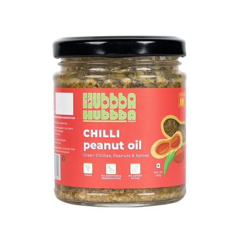 Hubbba Hubbba Chilli Peanut Oil - 190 gms