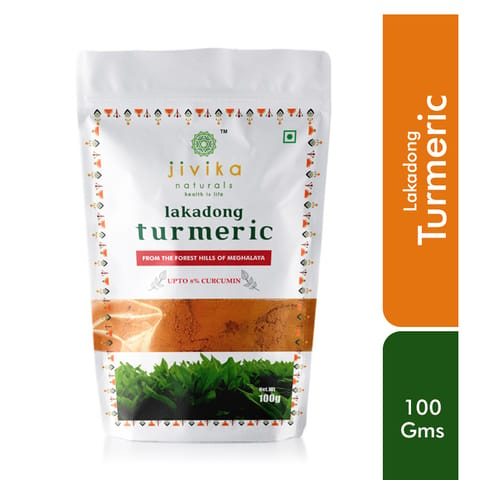 Jivika Naturals Lakadong Turmeric (100 gms)