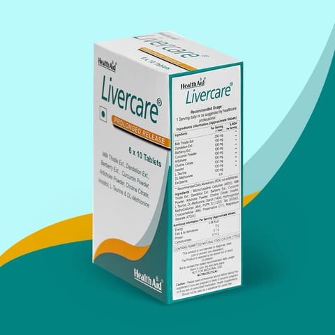 HealthAid Livercare - Prolonged Release (60 Tablets)