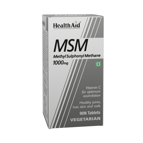 HealthAid MSM 1000mg (90 Tablets)